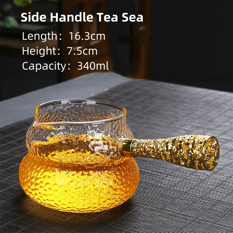 Hammered Glass Kung Fu Tea Set