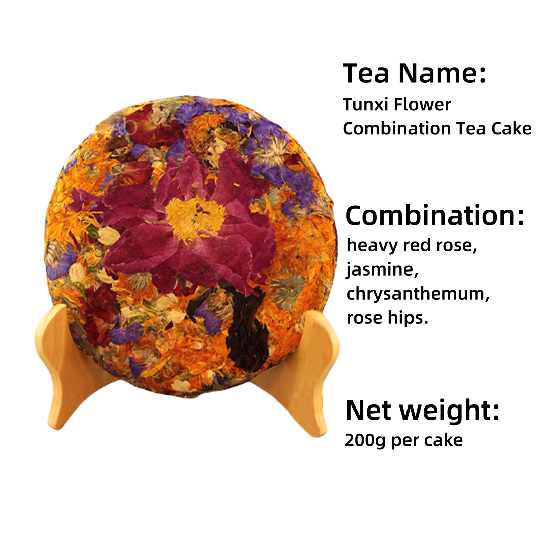 Flower Tea Cake Rose Tea Cake Chrysanthemum Tea Cake Jasmine Tea Cake Peony Tea Cake Lily Tea Cake 200g