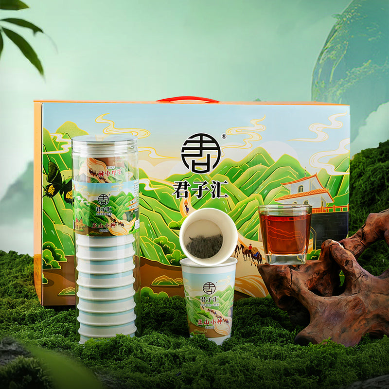 Oolong tea from Wuyi Mountain, rock tea, convenient cup tea brewing Lapsang souchong