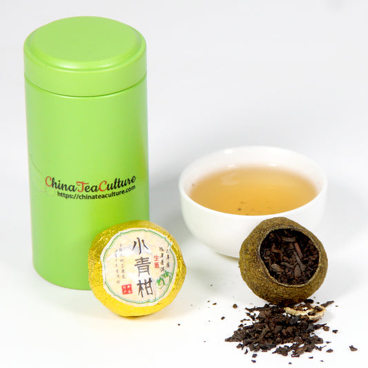 شاي Pu-erh شاي اليوسفي الأخضر الصغير شاي الكونغ فو الصيني