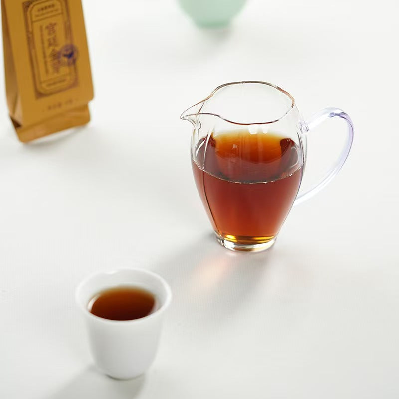 宫廷金芽 2016 Imperial Golden Bud Ripe Pu-er Tea | 8g Single-Serve Pouch - description