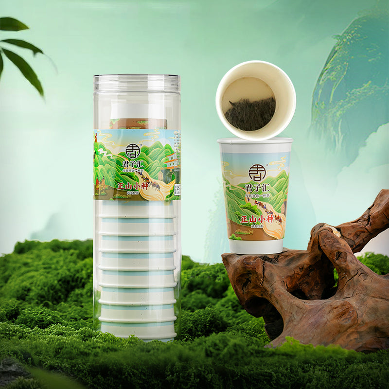 Oolong tea from Wuyi Mountain, rock tea, convenient cup tea brewing Lapsang souchong