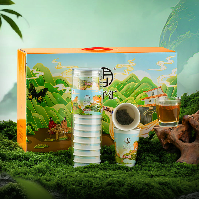 Oolong tea from Wuyi Mountain, rock tea, convenient cup tea brewing Da Hong Pao