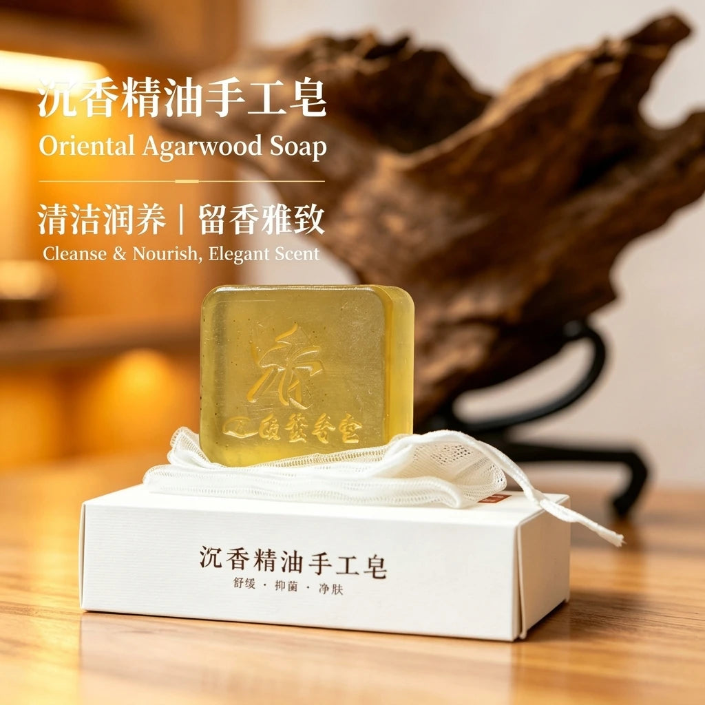 沉香精油手工皂Agarwood Essential Oil Handmade Soap