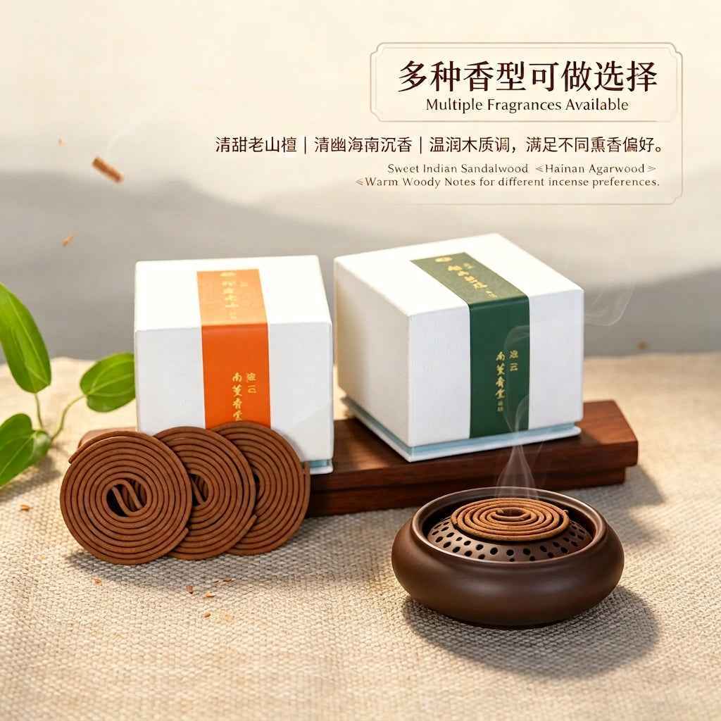 印度老山檀 India Sandalwood Yiyun Series Natural Ancient Method incense coil