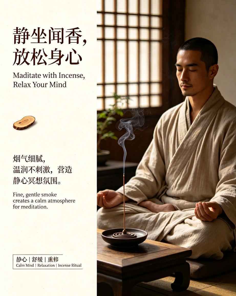 印度老山檀 India Sandalwood Yiyun Series Natural Ancient Method incense coil