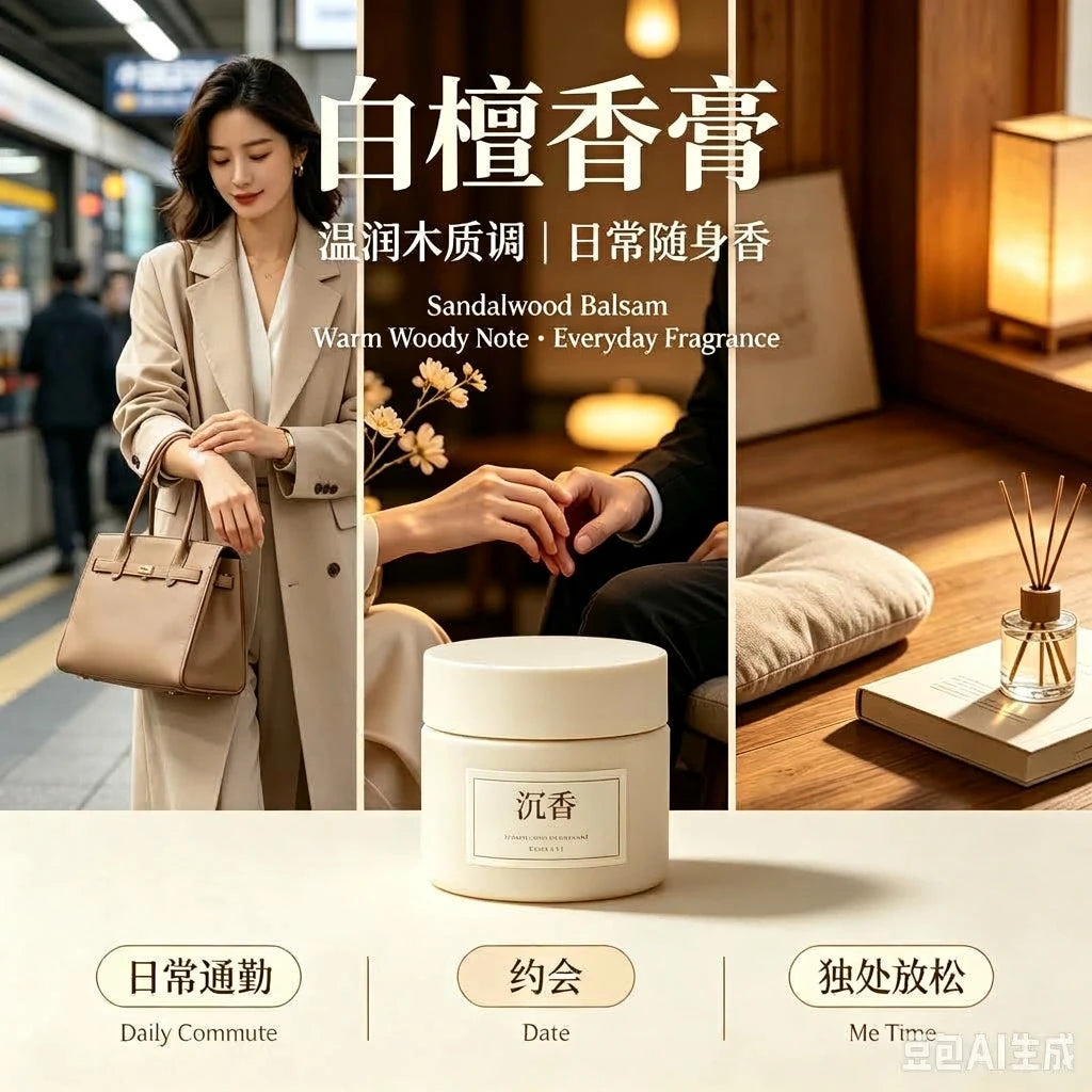 沉香香膏 Agilawood Balsam  Solid Perfume | Natural Agarwood Woody Scent