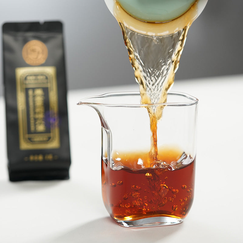 黑金茉莉六堡 Black-gold Jasmine Liu Bao Tea | 8g Single-Serve Pouch - description