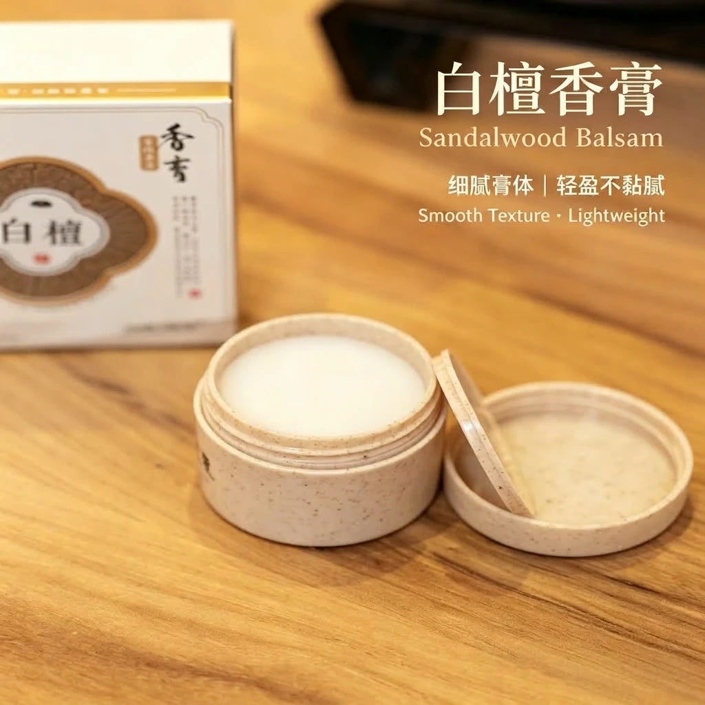 白檀香膏 Sandalwood balsam Warm wooden fragrance, long-lasting and soothing