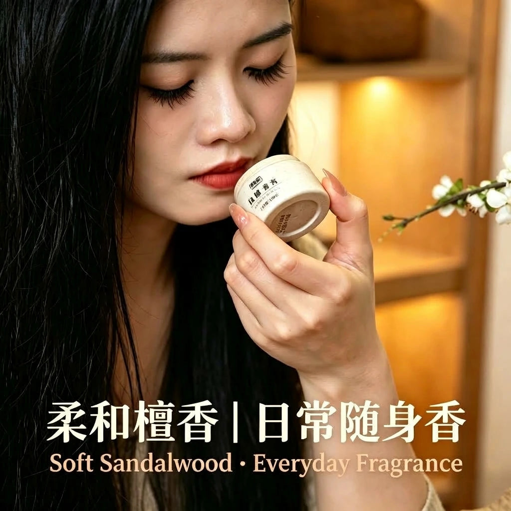 白檀香膏 Sandalwood balsam Warm wooden fragrance, long-lasting and soothing